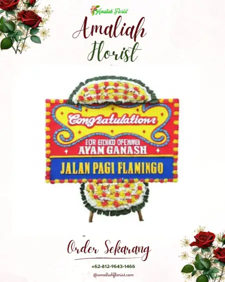 Sewa Papan Bunga Bonggo Timur